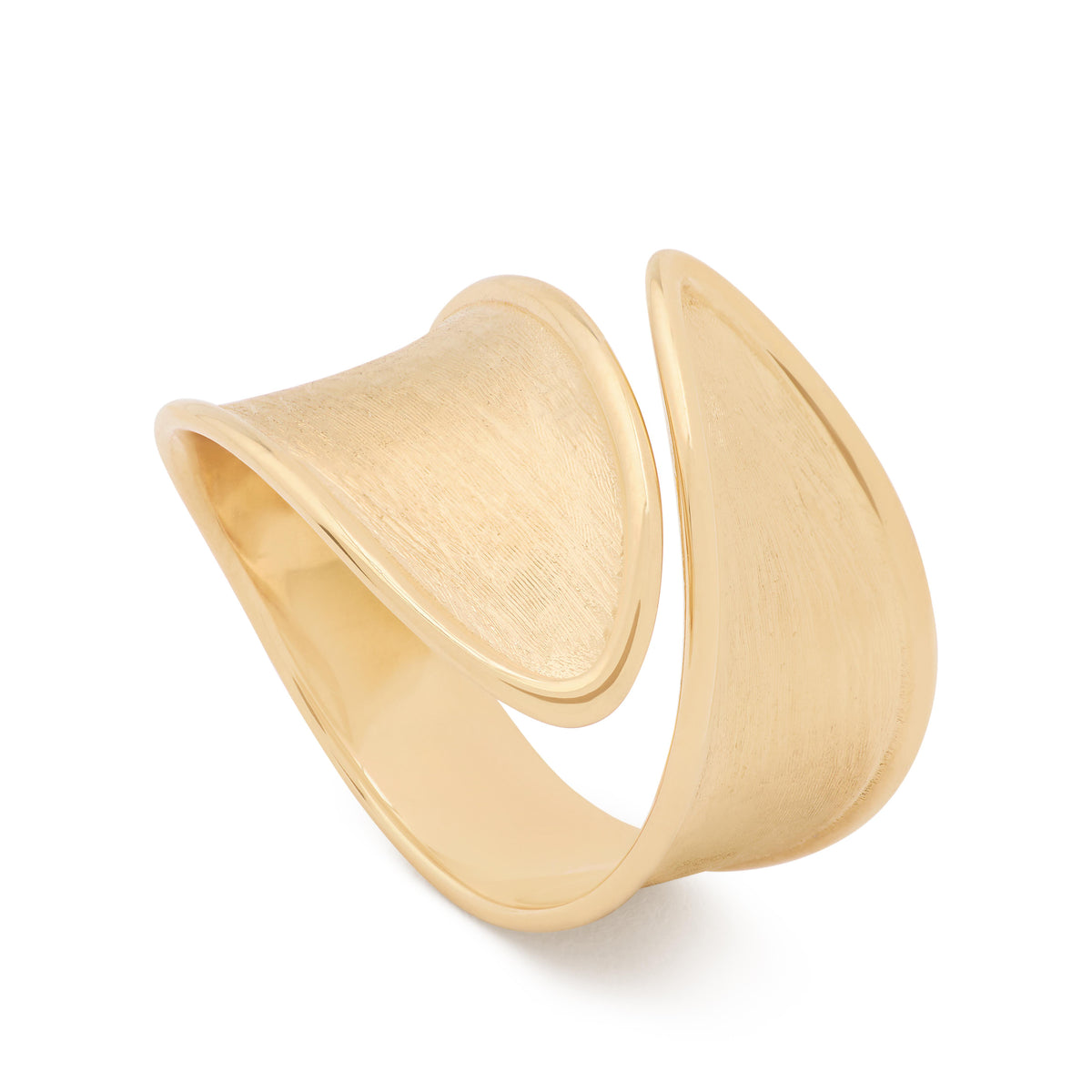 Marco Bicego Anello a fascia in oro giallo 18 carati, modello grande