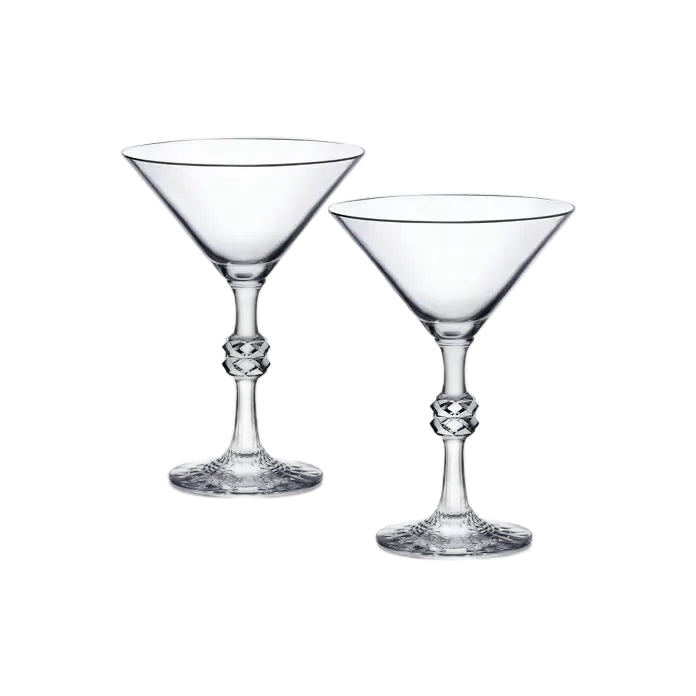 Baccarat Set of 2 Martini Glasses