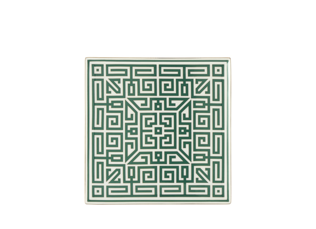Ginori Centrotavola 30×30 Labirinto Smeraldo