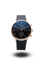 OROLOGIO IWC PORTOGHESE CHRONO ORO ROSSO/GOMMA