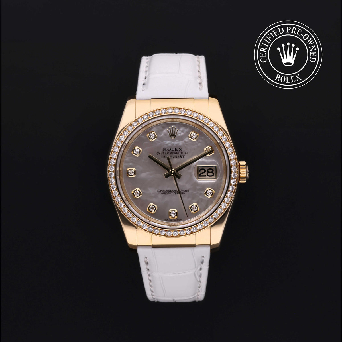 Rolex Certified Pre-Owned Oyster Perpetual Datejust 36 2008, 36 mm, Oro giallo 18 ct Referenza: 116188