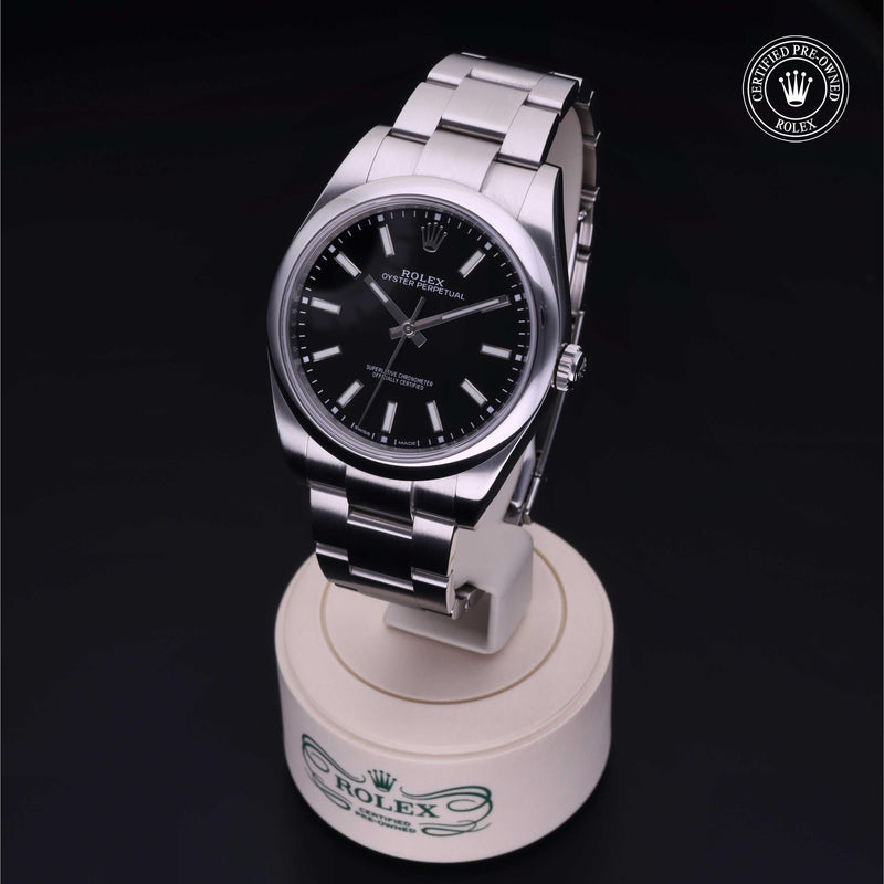 Rolex Certified Pre-Owned Oyster Perpetual 39 2018, 39 mm, Steel Reference: 114300