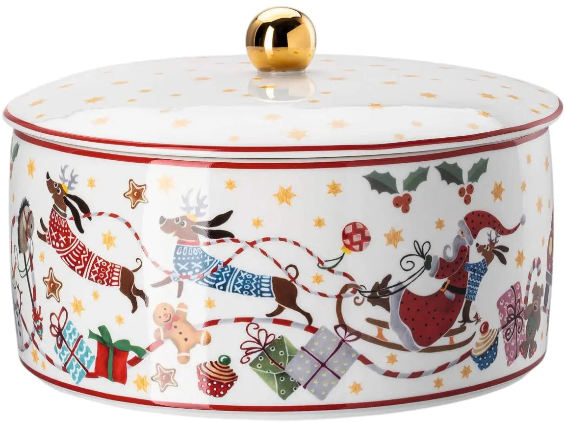 Hutschenreuther Round Christmas Biscuit Tin