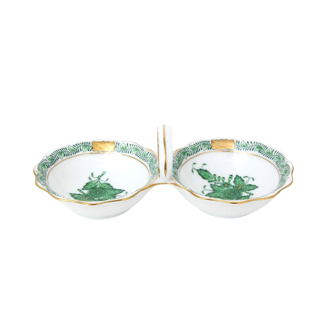 Herend Double Salt Shaker Set in Porcelain