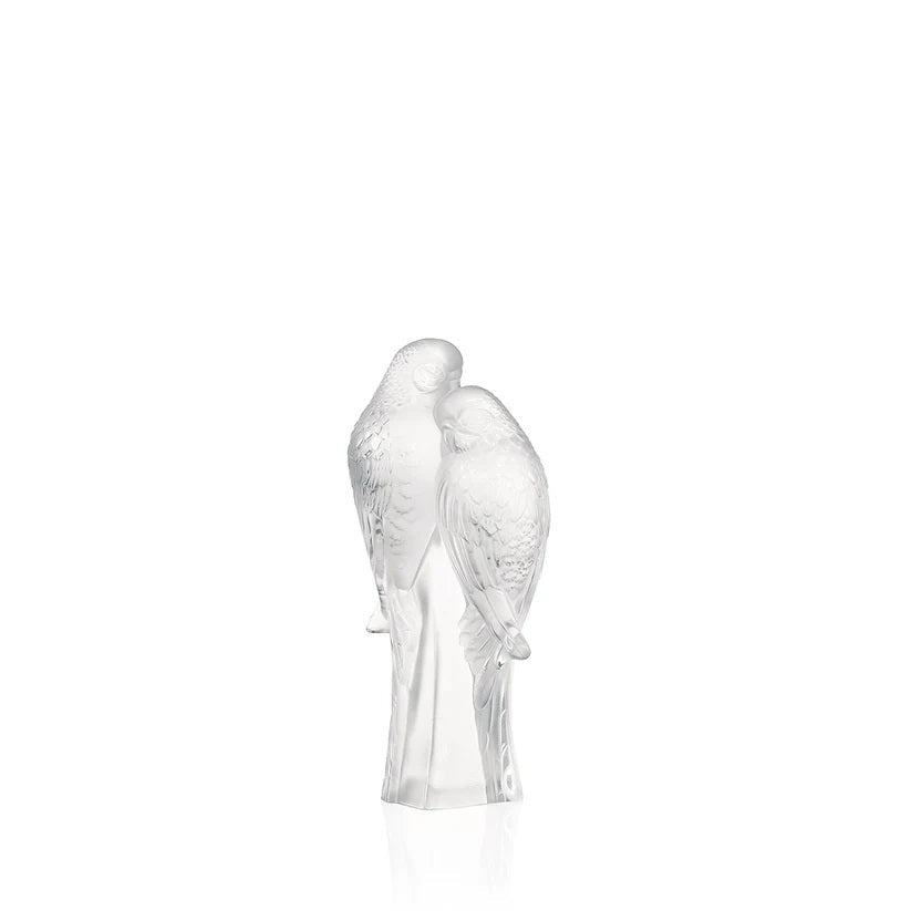 Sculpture: 2 Parakeets by Lalique