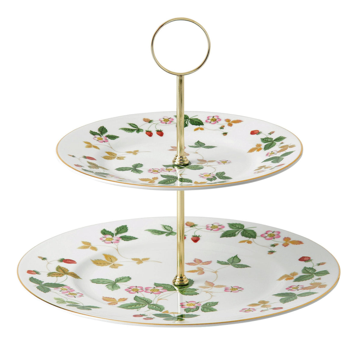Alzatina 2 piani Bone china Wedgwood Strawberry 4000-1783