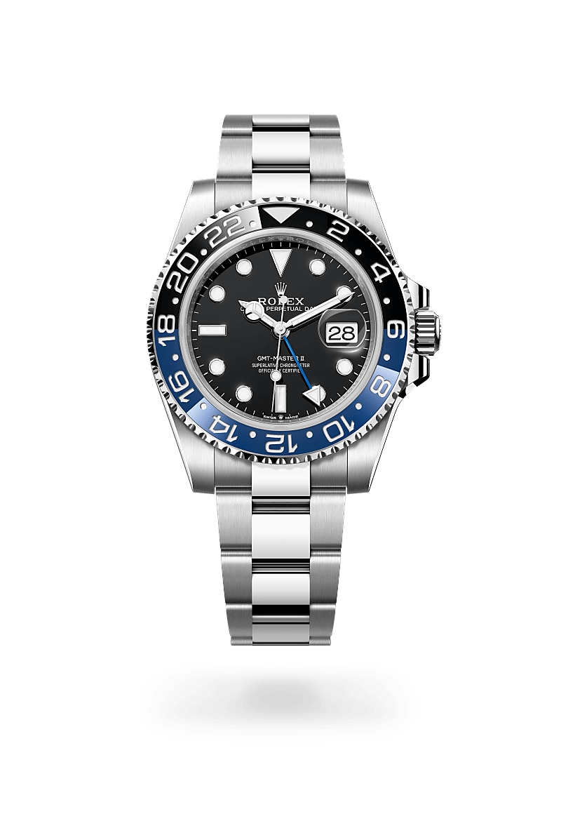 GMT-Master II Oyster, 40 mm, acciaio Oystersteel