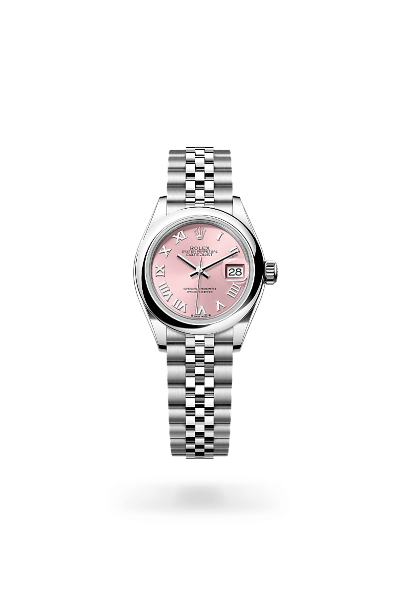 Lady-Datejust Oyster, 28 mm, Oystersteel