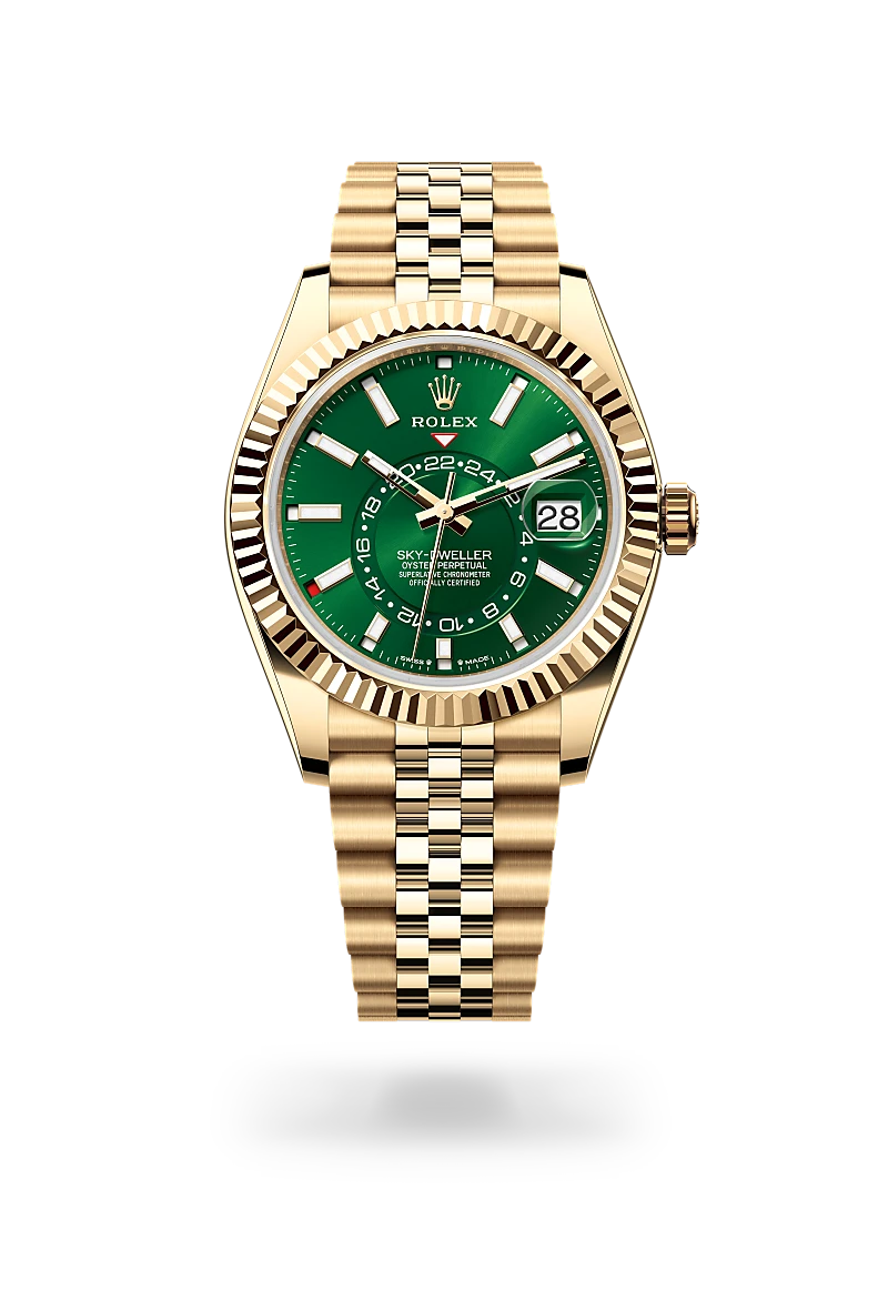Sky-Dweller Oyster, 42 mm, yellow gold